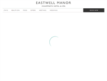 Tablet Screenshot of eastwellmanor.co.uk